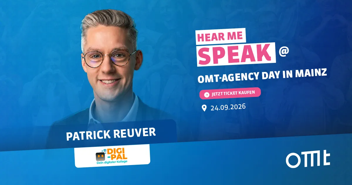Patrick Reuver beim OMT Agency Day 2026.